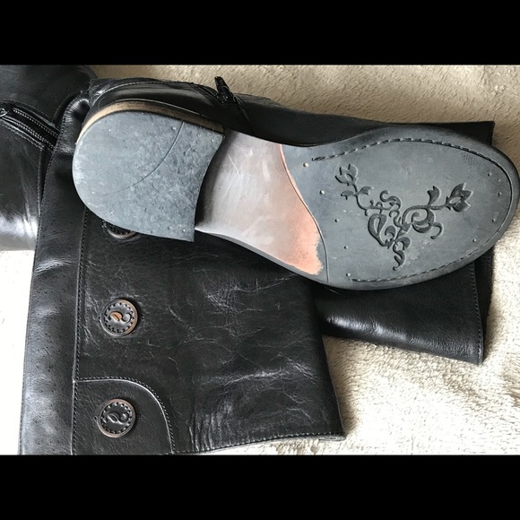 Spring leather biker boot - Picture 3 of 8